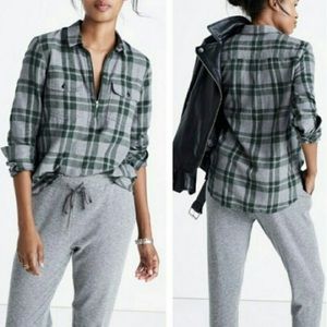 Made well zipper flannel